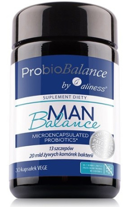 ProbioBALANCE, Man Balance 20 mld. x 30 vege caps. - Aliness