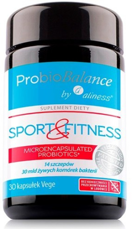ProbioBALANCE, Sport & Fitness Balance 30 mld. x 30 vege caps. - Aliness