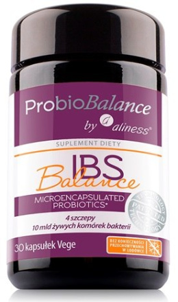 ProbioBALANCE, IBS Balance 10 mld. x 30 vege caps. - Aliness