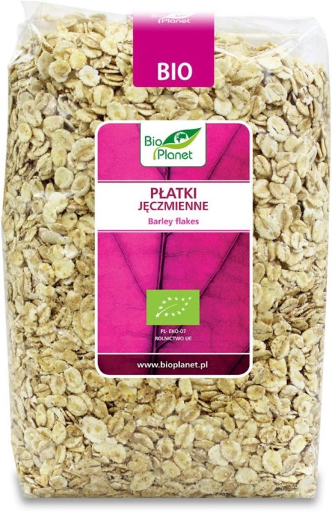 PŁATKI JĘCZMIENNE BIO 600 g - BIO PLANET