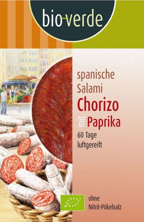 CHORIZO Z PAPRYKĄ BIO 80 g - BIO VERDE