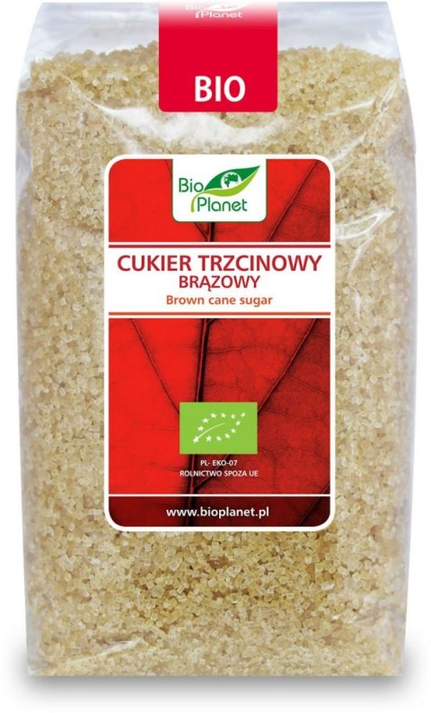 CUKIER TRZCINOWY BRĄZOWY DEMERARA BIO 500 g - BIO PLANET