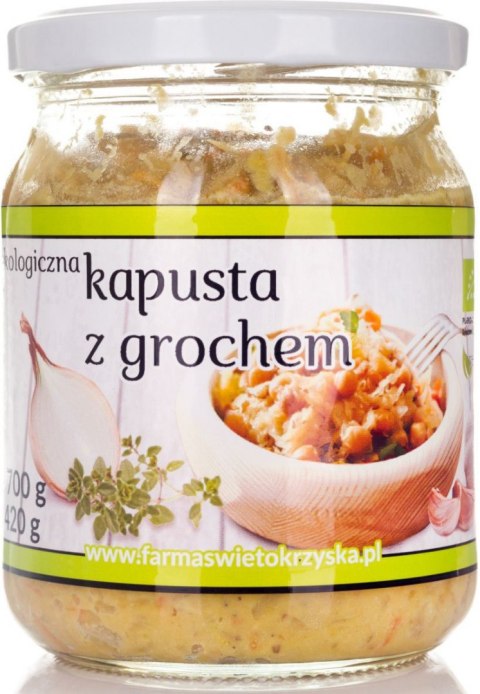 KAPUSTA Z GROCHEM BEZGLUTENOWA BIO 420 g - FARMA ŚWIĘTOKRZYSKA