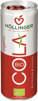 NAPÓJ COLA BEZKOFEINOWY BIO 250 ml (PUSZKA) - HOLLINGER