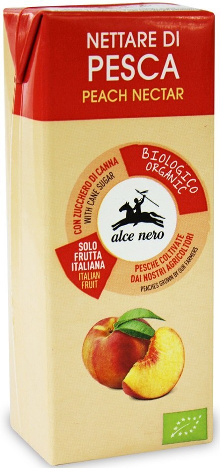 NEKTAR BRZOSKWINIOWY BIO 200 ml - ALCE NERO