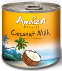 COCONUT MILK - MLECZKO KOKOSOWE W PUSZCE (17% TŁUSZCZU) BIO 200 ml - AMAIZIN