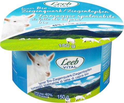 KOZI TWARÓG (40% TŁUSZCZU W SUCHEJ MASIE) BIO 150 g - LEEB VITAL