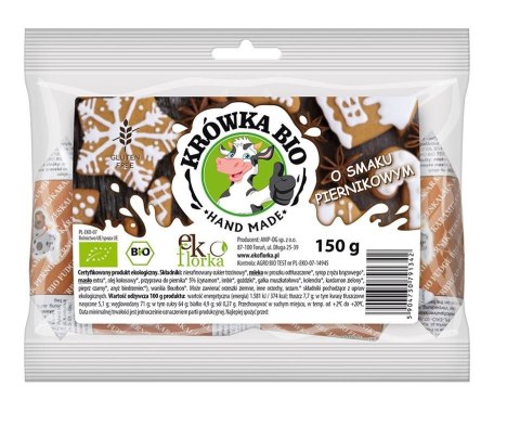 KRÓWKI O SMAKU PIERNIKOWYM BEZGLUTENOWE BIO 150 g - EKOFLORKA