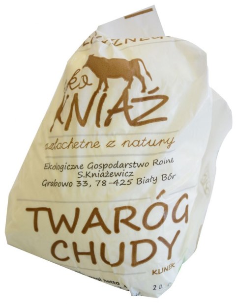 TWARÓG CHUDY BIO (około 0,30 kg) - EKO KNIAŹ