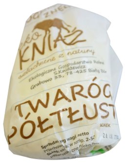 TWARÓG PÓŁTŁUSTY BIO (około 0,30 kg) - EKO KNIAŹ