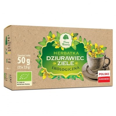 HERBATKA ZIELE DZIURAWCA BIO (25 x 2 g) - DARY NATURY