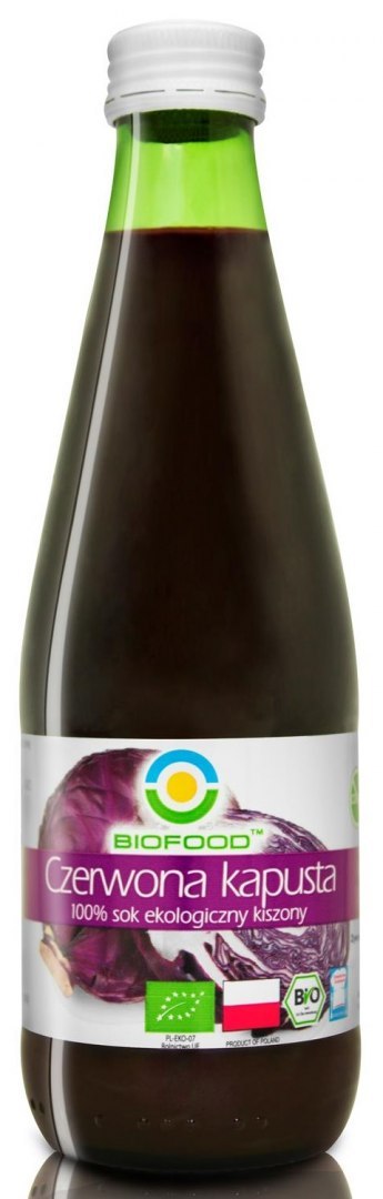 SOK Z CZERWONEJ KAPUSTY KISZONEJ BIO 300 ml - BIO FOOD