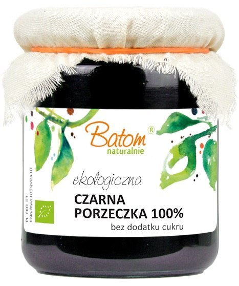 CZARNA PORZECZKA 100% B/C BIO 260 g - BATOM