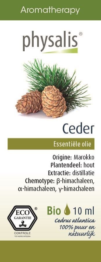 OLEJEK ETERYCZNY CEDER (CEDR ATLASKI) EKO 10 ml - PHYSALIS