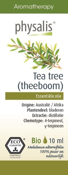 OLEJEK ETERYCZNY TEA TREE (DRZEWO HERBACIANE) EKO 10 ml - PHYSALIS
