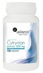 Cytrynian potasu 300 mg x 100 tabletek VEGE - Aliness