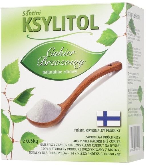 KSYLITOL 500 g (KARTONIK) - SANTINI (FINLANDIA)