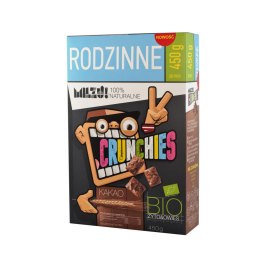 Crunchies żytnio-owsiane kakaowe BIO 450 g MILZU