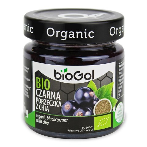CZARNA PORZECZKA Z CHIA BIO 200 g - BIOGOL