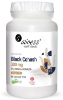 Black Cohosh 300mg (PLUSKWICA GRONIASTA) x 90 Vege caps - Aliness