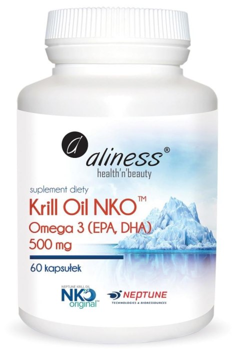 Krill Oil NKO 500 mg x 60 kaps. - Aliness