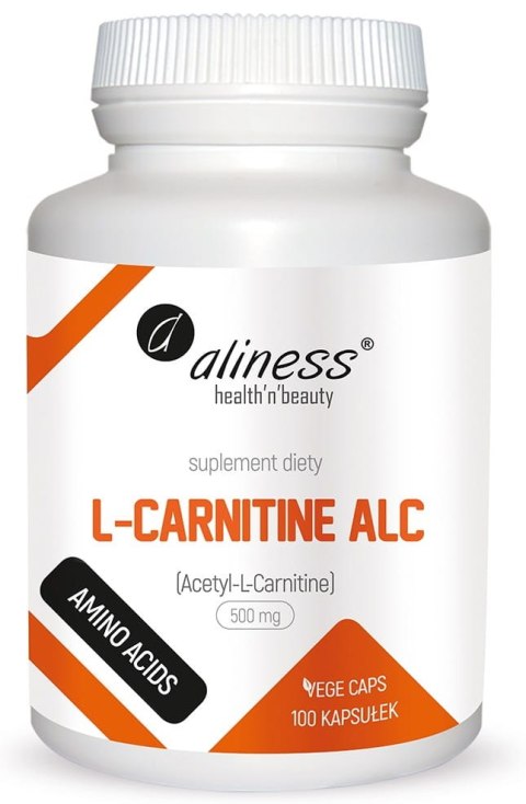L-Carnityne ALC 500 mg x 100 Vege caps. - Aliness