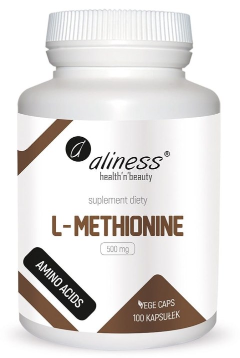 L-Methionine 500 mg x 100 Vege caps. - Aliness