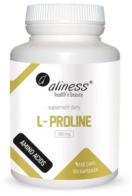 L-Proline 500 mg x 100 Vege caps. - Aliness
