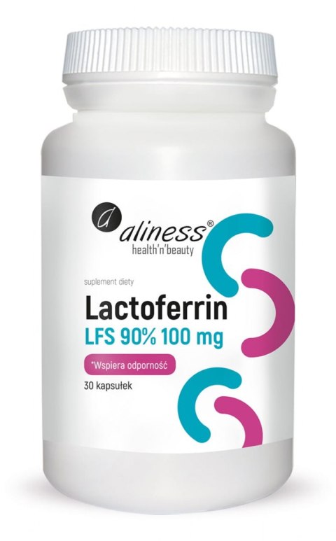Lactoferrin LFS 90% 100 mg x 30 kaps - Aliness