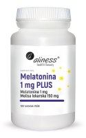 Melatonina 1 mg PLUS x 100 tabletek Vege - Aliness