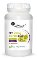 OPC exGrapeSeeds 400 mg x 100 vege caps. - Aliness