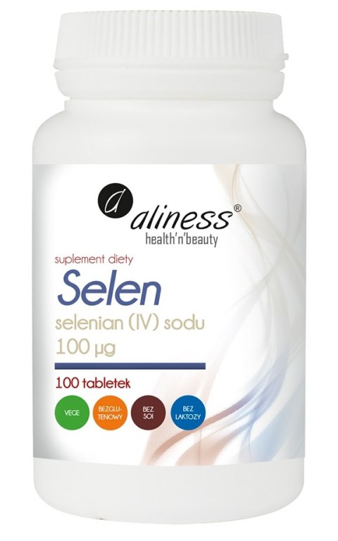 Selenian IV sodu x 100 mcg x 100 tabletek VEGE - Aliness