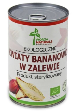 KWIATY BANANOWCA W ZALEWIE BIO 400 g (220 g) (PUSZKA) - WORGA NATURALS