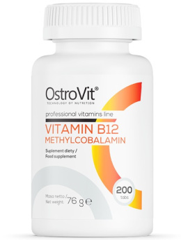 OSTROVIT VITAMINA B12 Metylokobalamina 200 TABL