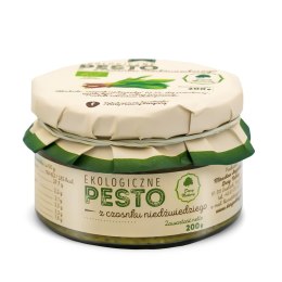 PESTO Z CZOSNKU NIEDŹWIEDZIEGO BIO 200 g - DARY NATURY