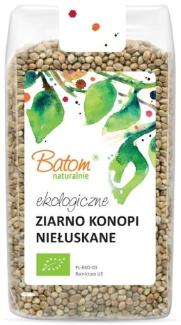 ZIARNO KONOPI NIEŁUSKANE BIO 250 g - BATOM