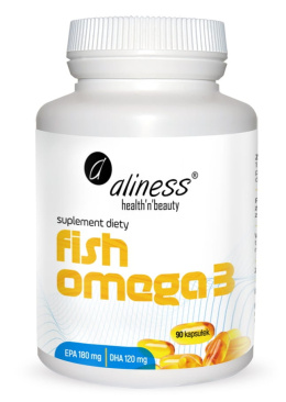 Fish Omega 3 180/120 mg x 90 kaps - Aliness