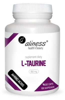 L-Taurine 800 mg x100 Vege caps - Aliness