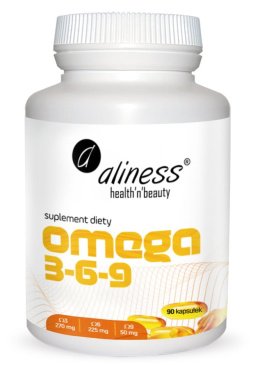 Omega 3-6-9 270/225/50mg x 90kaps - Aliness
