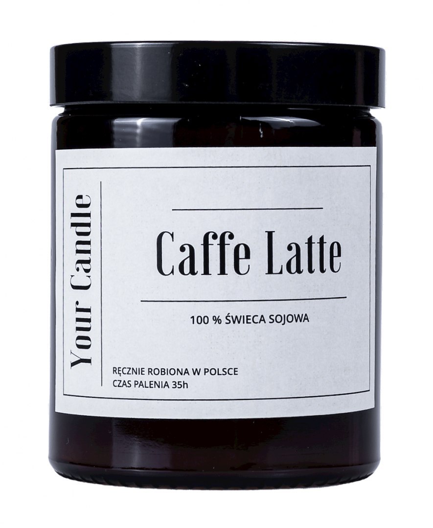 ŚWIECA SOJOWA CAFFE LATTE 180 ml - YOUR CANDLE