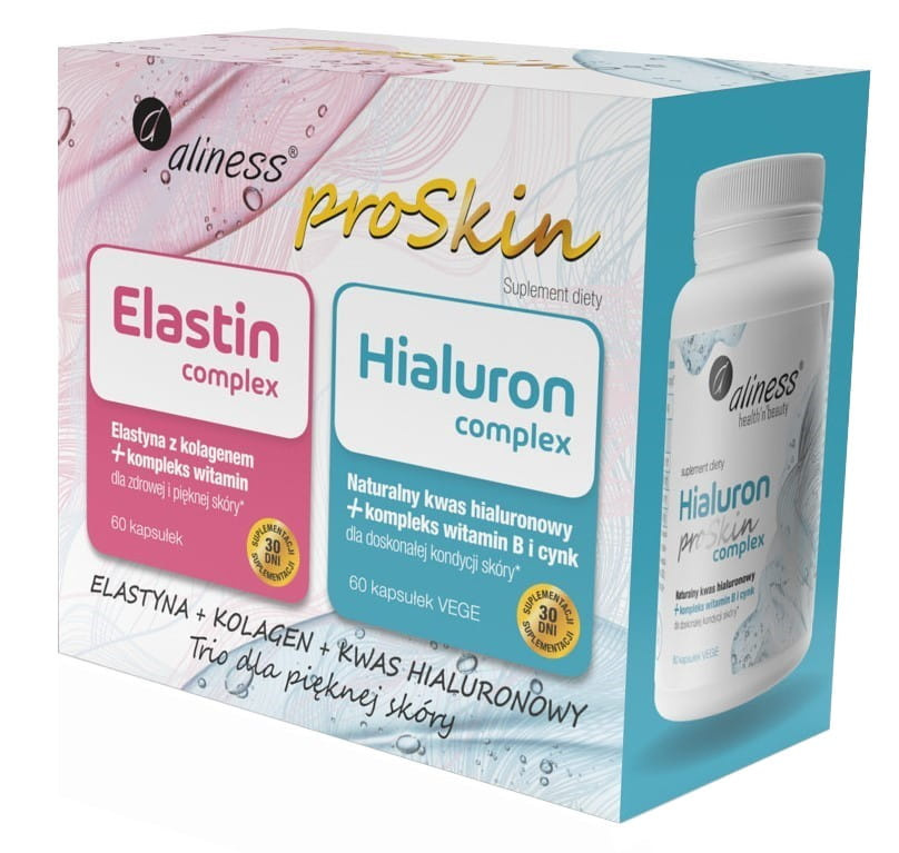 Zestaw Aliness ProSkin (Elastin Complex + Hialuron Complex) 2 x 60 caps