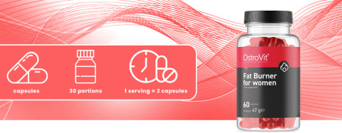 OSTROVIT FAT BURNER FOR WOMEN 60 KAPSUŁEK OSTROVIT FAT BURNER FOR WOMEN 60 KAPSUŁEK