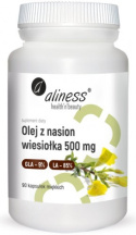 Olej z nasion wiesiołka 500 mg x 90 kapsułek - Aliness