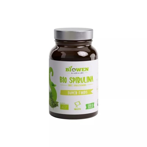 SPIRULINA BEZGLUTENOWA BIO 120 g HEMPKING (BIOWEN)