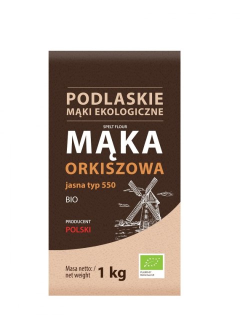 MĄKA ORKISZOWA JASNA TYP 550 BIO 1 kg - BIO LIFE