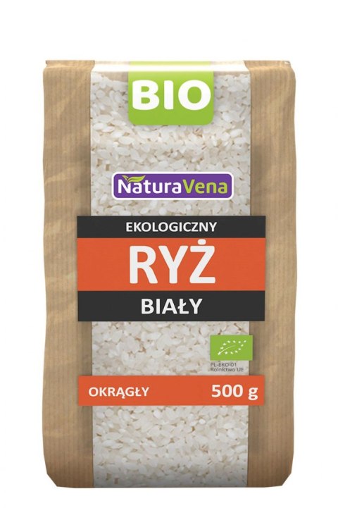 RYŻ BIAŁY OKRĄGŁY BIO 500 g - NATURAVENA