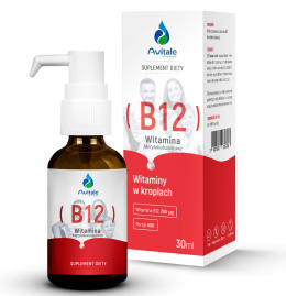 Witamina B12 Metylokobalamina 200mcg 30 ml Aliness