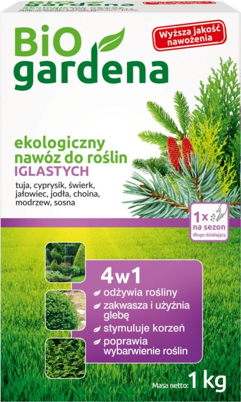 NAWÓZ DO ROŚLIN IGLASTYCH EKO 1 kg - BIO GARDENA