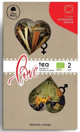 HERBATKA NA PATYKU DLA PAR - LOVE TEA BIO (2 SZT.) (2 x 3,5 g) 7 g - DARY NATURY