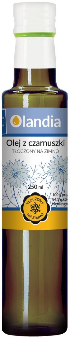 OLEJ Z CZARNUSZKI TŁOCZONY NA ZIMNO 250 ml - OLANDIA